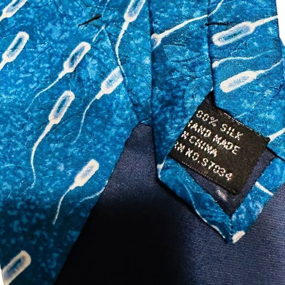 Absolut Vodka Blue Silk Tie New - Picture 2 of 6